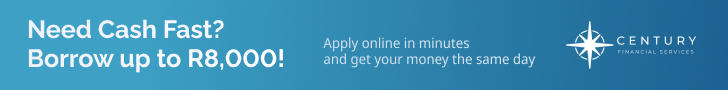 Century Financial Services &mdash; need cash fast? Borrow up to R8,000, apply online in minutes